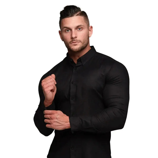 Chemise Habillée pour Homme Coupe Slim UltraTech™ (1 Achetée, 1 Offerte)