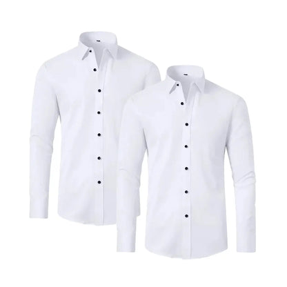 Chemise Habillée pour Homme Coupe Slim UltraTech™ (1 Achetée, 1 Offerte)